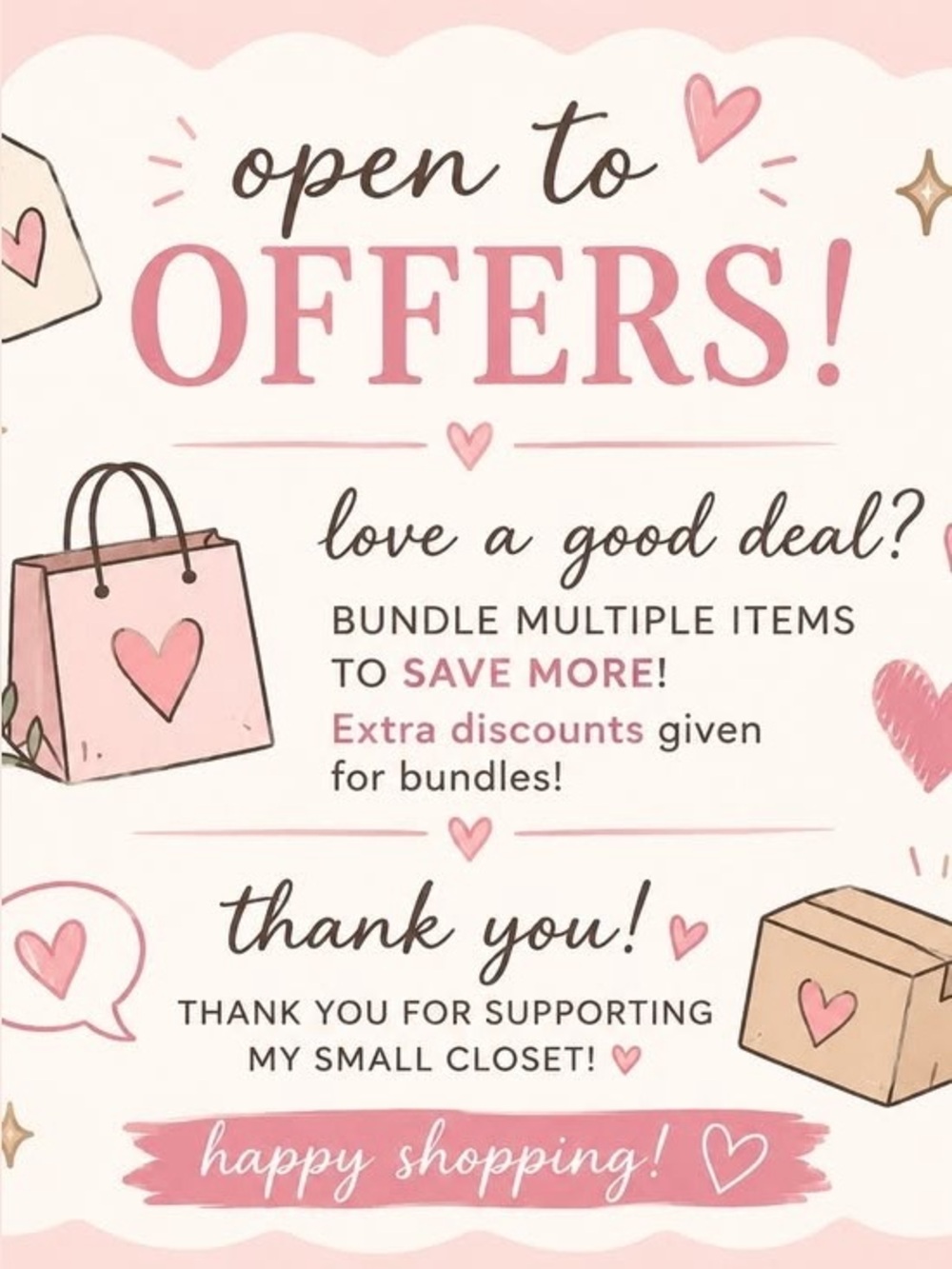 Open to Offers! - Shop Bundle Savings